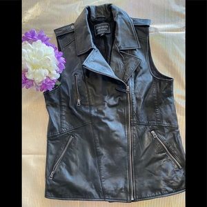 Lucky Brand Leather Vest